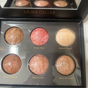 Laura Geller Tropical Glow Face Palette: 2 Blush, 2 Highlighters, 2 Bronzers